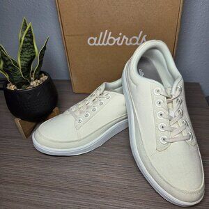 NEW!!Allbirds Women’s Canvas Pacer Sneakers W9 Natural White Lightweight Casual